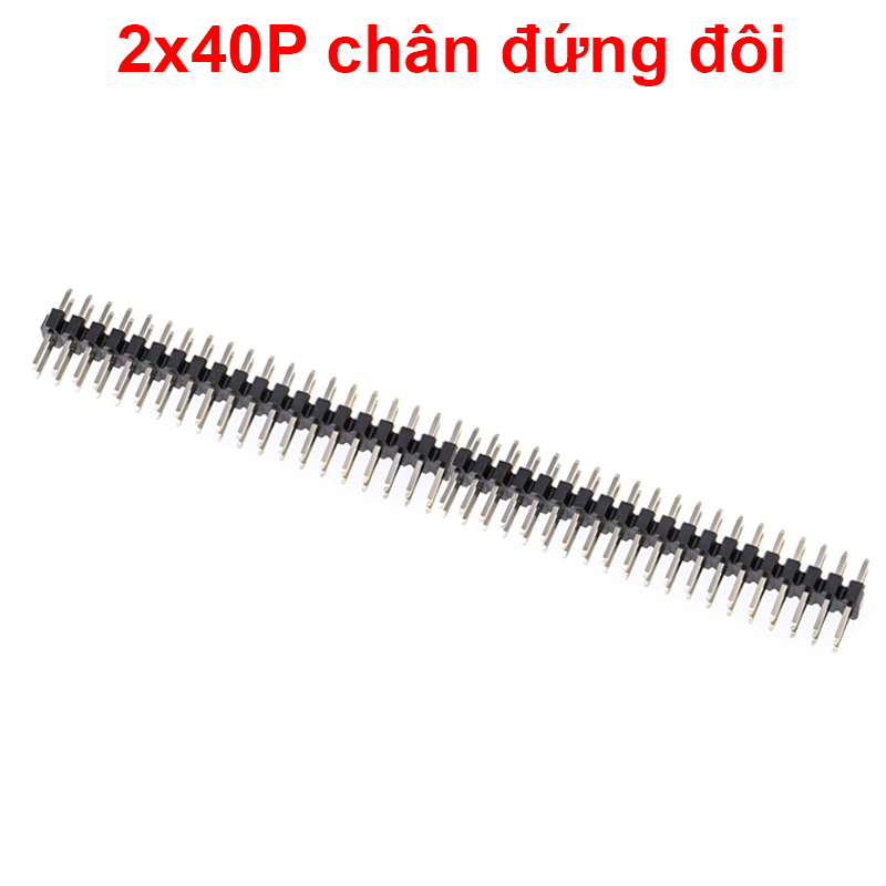 Hàng rào đực 2.0mm chân cắm / chân dán