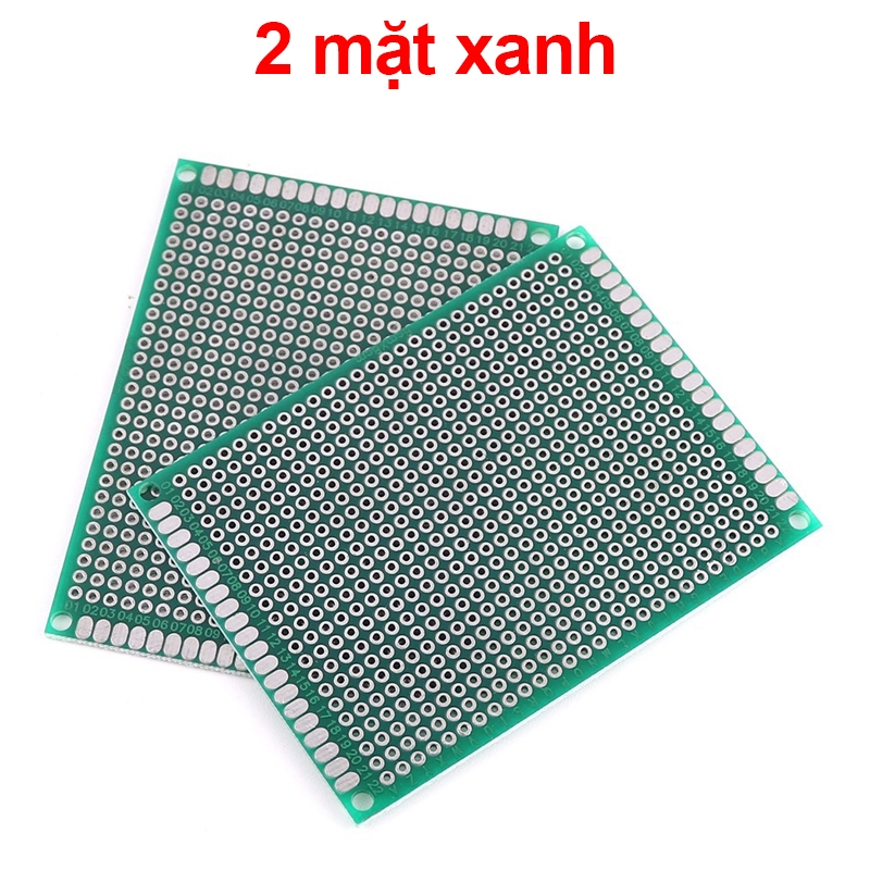 Bảng mạch đục lỗ sẵn, PCB cắm hàn linh kiện đa năng 1 mặt, 2 mặt