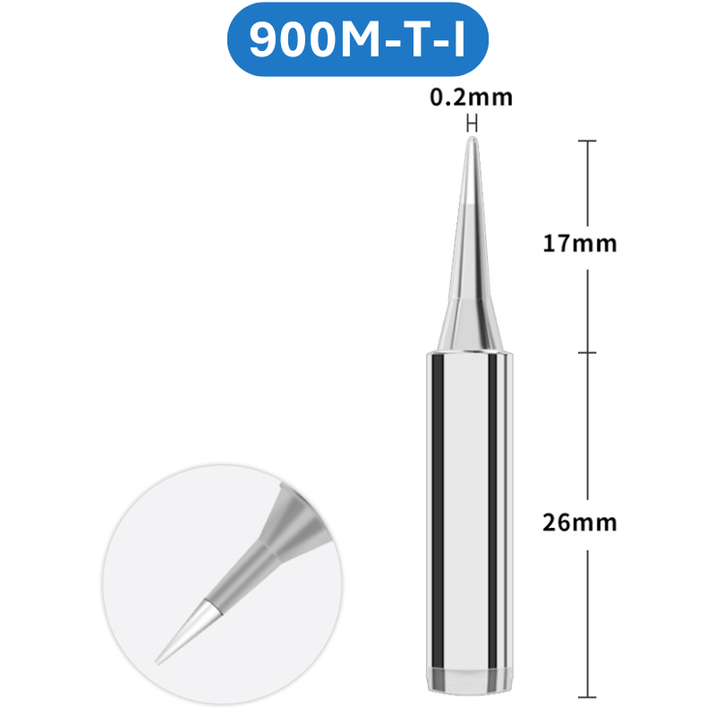 Mũi hàn Yihua màu bạc 900M - T loại tốt