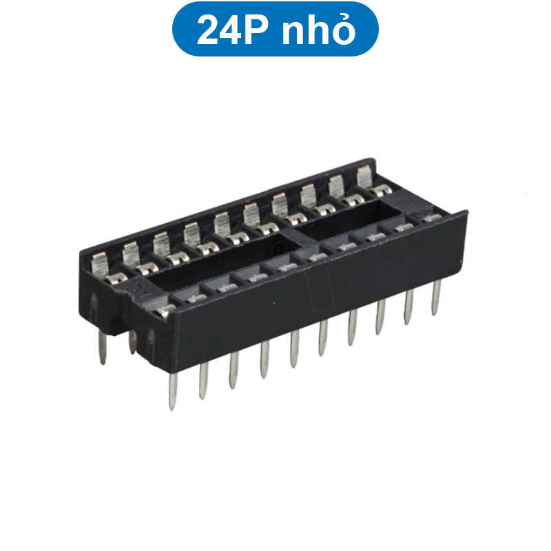 Đế IC chân vuông/tròn hai hàng 2.54mm 1A