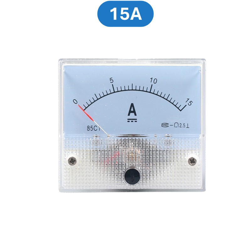 Ampe kế kim hiển thị dòng điện DC 1mA - 20A