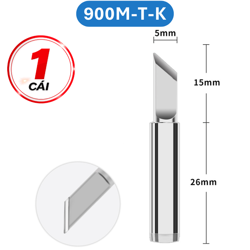 Mũi hàn Yihua màu bạc 900M - T loại tốt