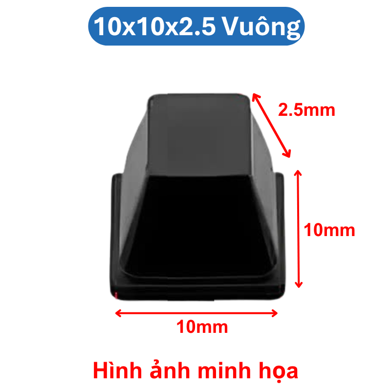 (4 cái) Nút đệm chống rung trượt, đế dán silicon tròn chống trượt
