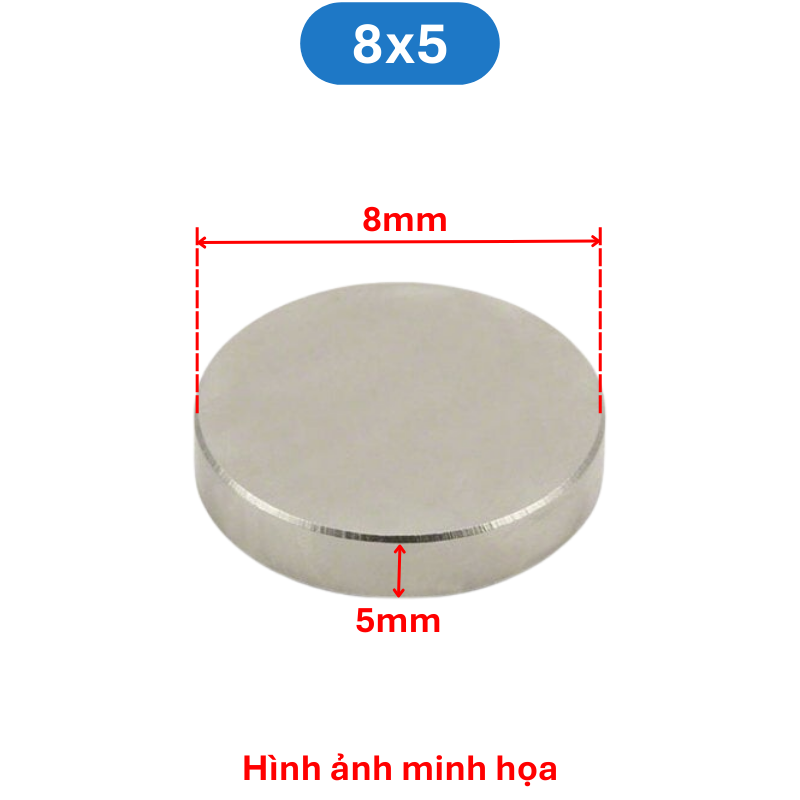 Nam châm đất hiếm tròn không lỗ