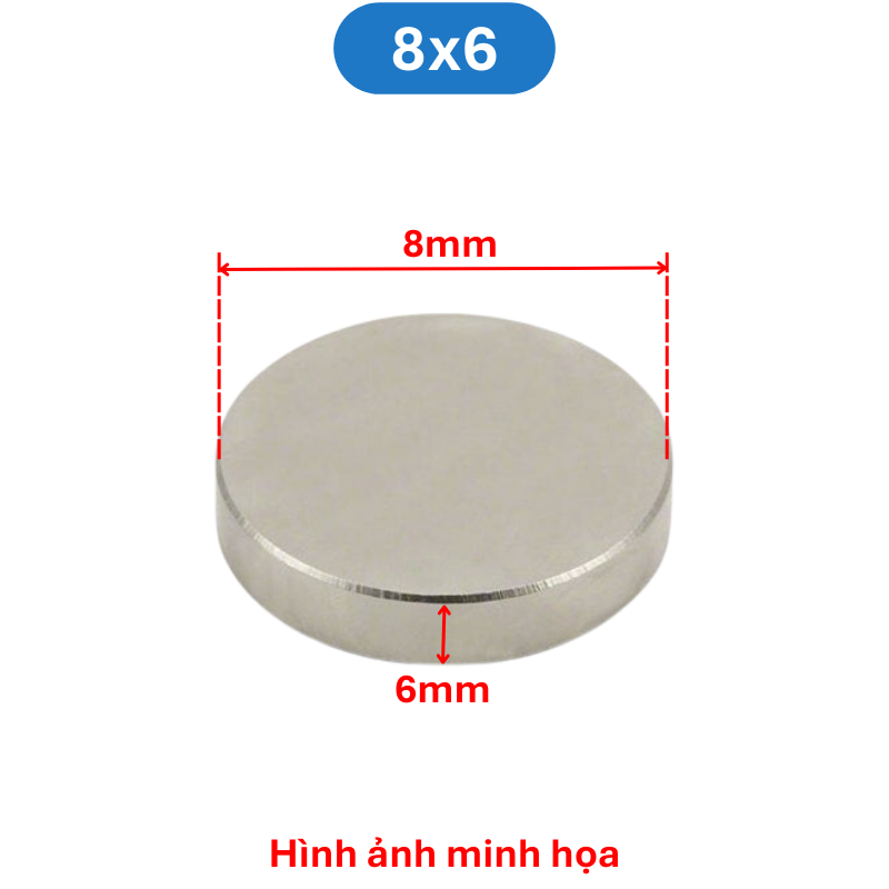 Nam châm đất hiếm tròn không lỗ
