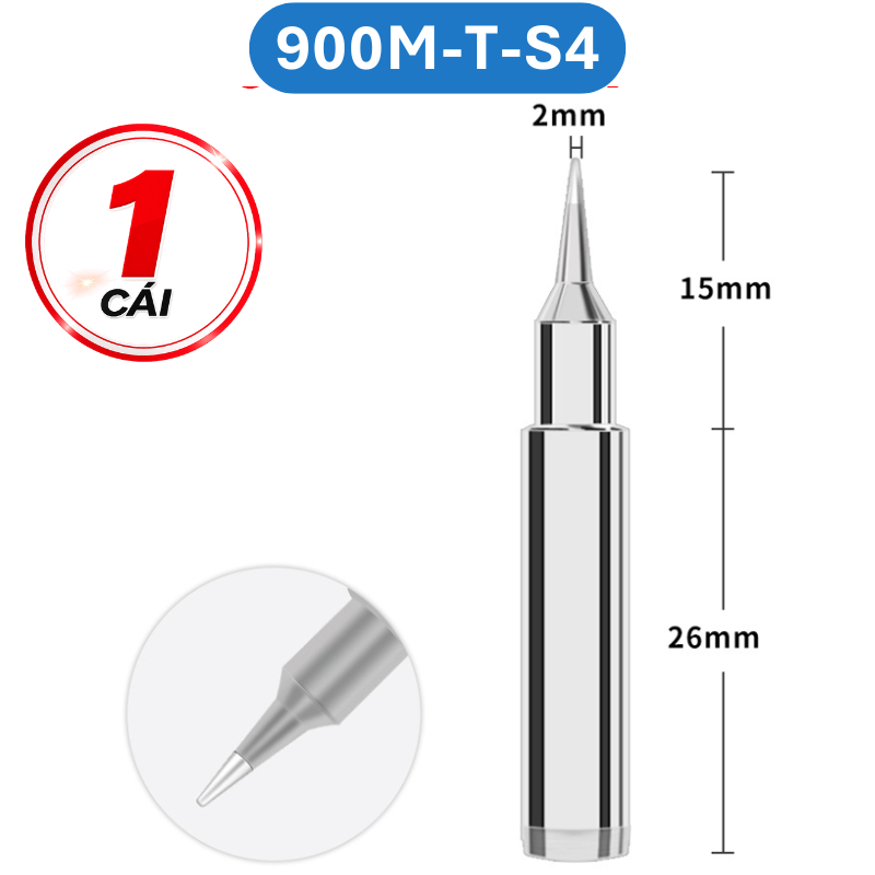 Mũi hàn Yihua màu bạc 900M - T loại tốt