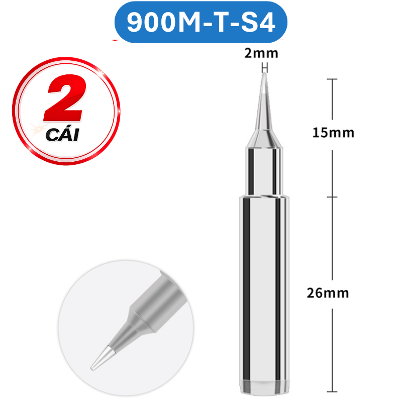 Mũi hàn Yihua màu bạc 900M - T loại tốt