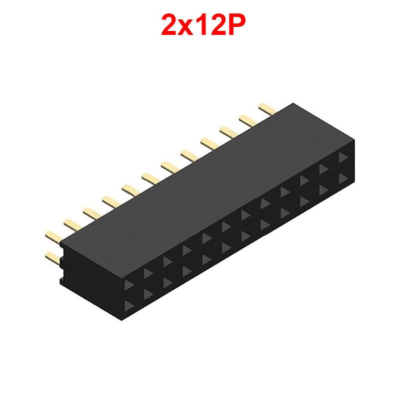Hàng rào cái đôi 2.54mm cắm chân đứng cao 8.5mm