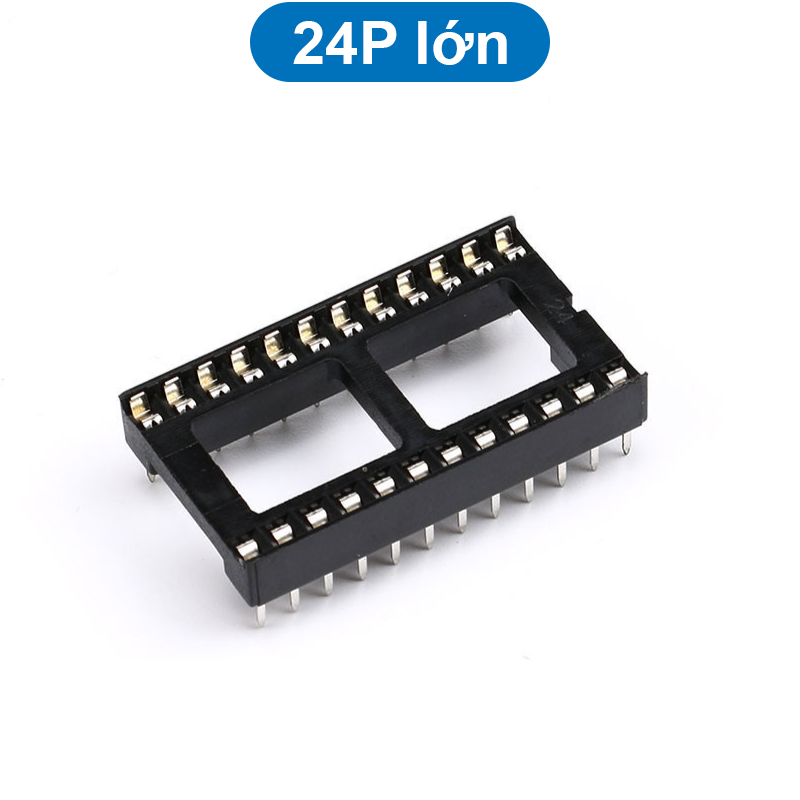Đế IC chân vuông/tròn hai hàng 2.54mm 1A