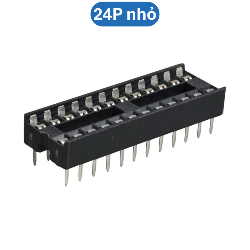 Đế IC chân vuông/tròn hai hàng 2.54mm 1A
