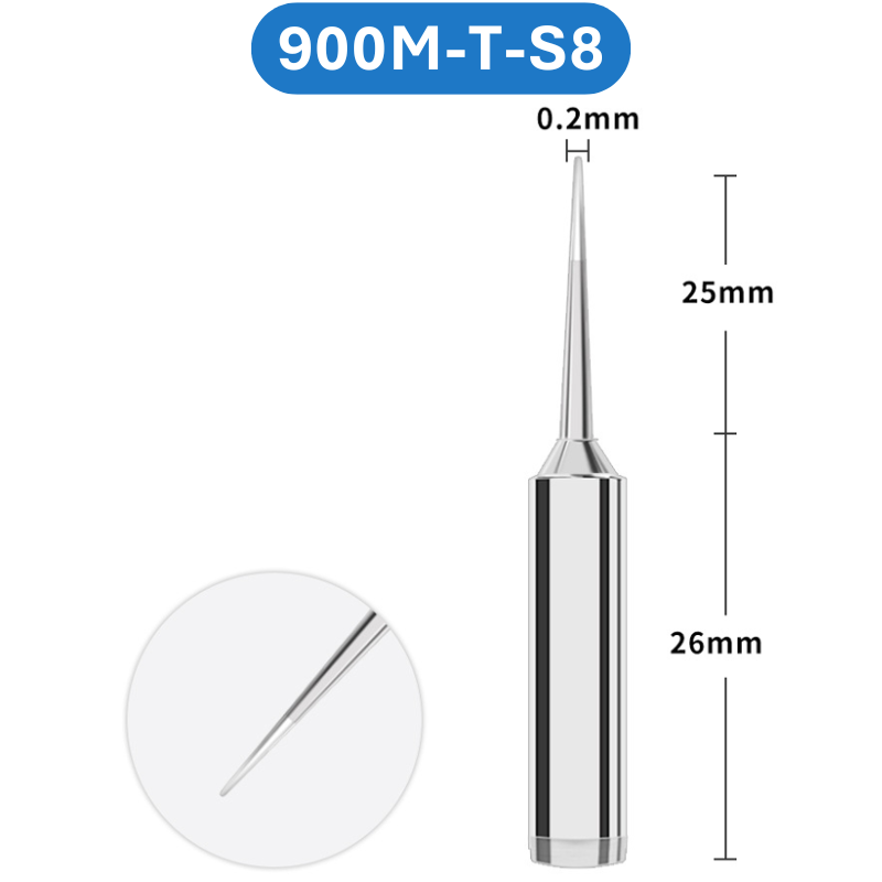 Mũi hàn Yihua màu bạc 900M - T loại tốt