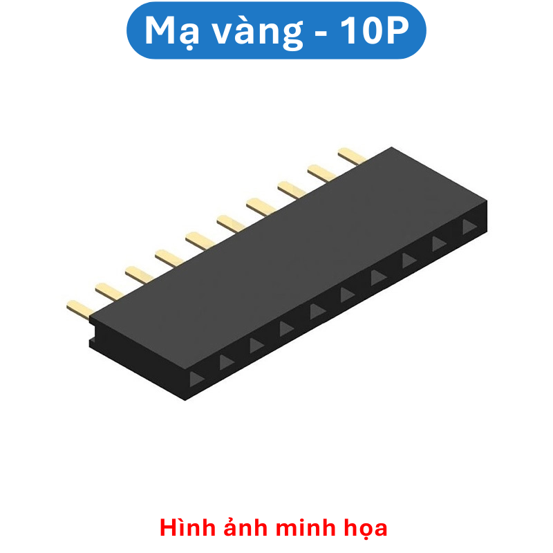 Hàng rào cái đơn 2.54mm cắm chân đứng cao 8.5mm