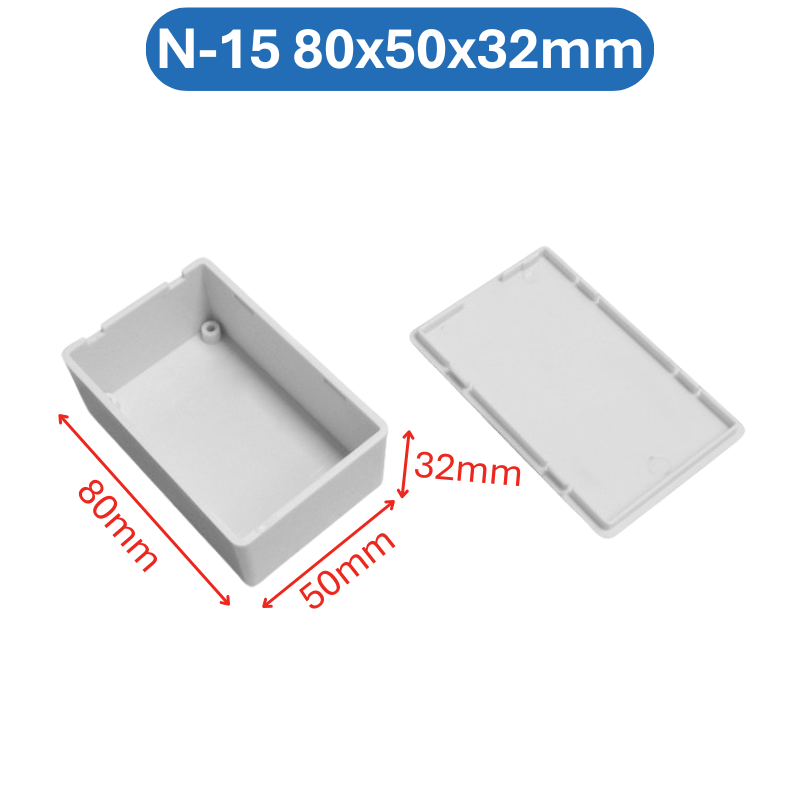 Hộp nhựa ABS, hộp đựng linh kiện, hộp nhựa kỹ thuật
