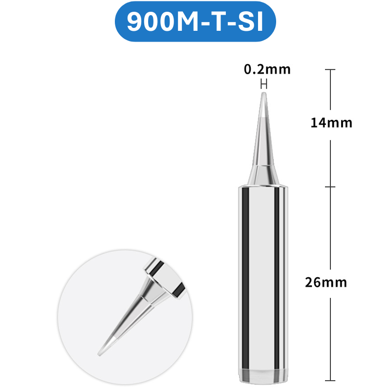 Mũi hàn Yihua màu bạc 900M - T loại tốt