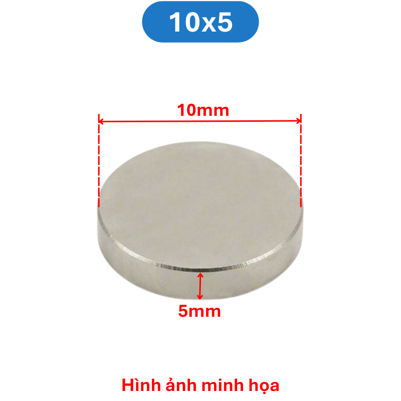Nam châm đất hiếm tròn không lỗ