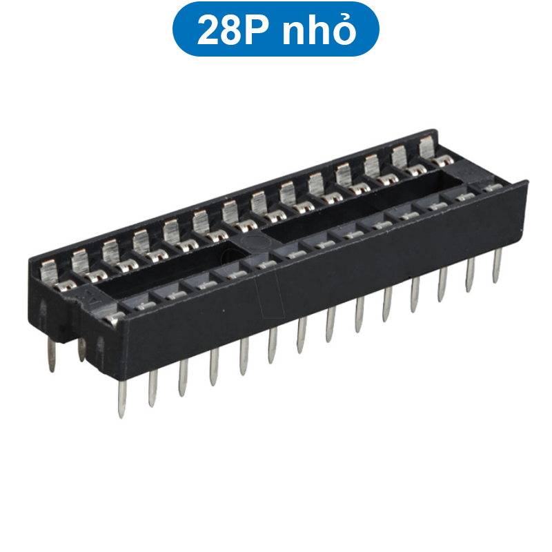 Đế IC chân vuông/tròn hai hàng 2.54mm 1A
