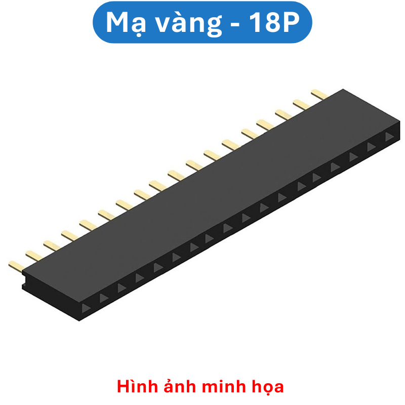Hàng rào cái đơn 2.54mm cắm chân đứng cao 8.5mm