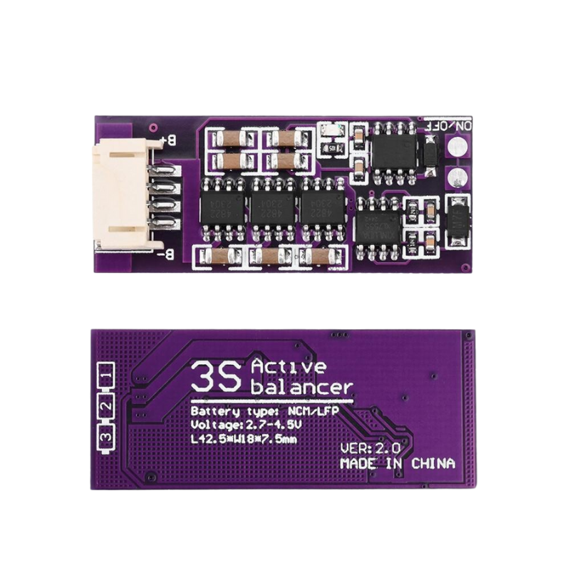 Mạch cân bằng pin chủ động 3S - 8S pin lithium 18650 dòng cân bằng 1.5A