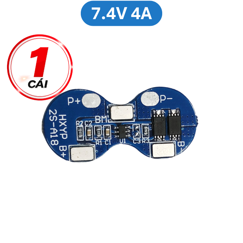 Mạch bảo vệ cân bằng pin Lithium 2S 7.4V ( pin 3.7V) không kẽm hàn