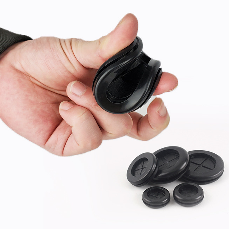 Đệm cao su, Ron cao su đen luồn dây tủ điện 12 - 50mm