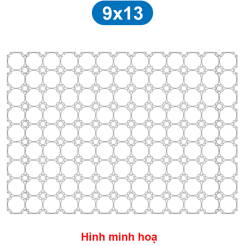 Khung cố định pin 18650 nhiều hàng (6 - 13 hàng) ghép khối lớn xe điện