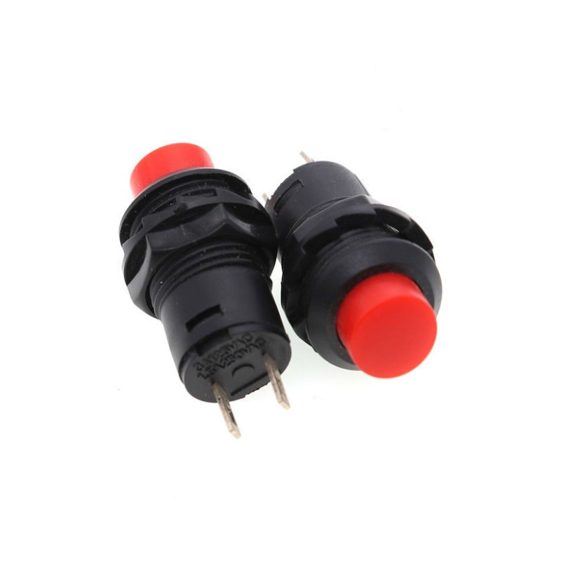 (10C) Nút nhấn nhả DS-227/ nhấn giữ DS-228 12mm 2 chân 250V 1.5A