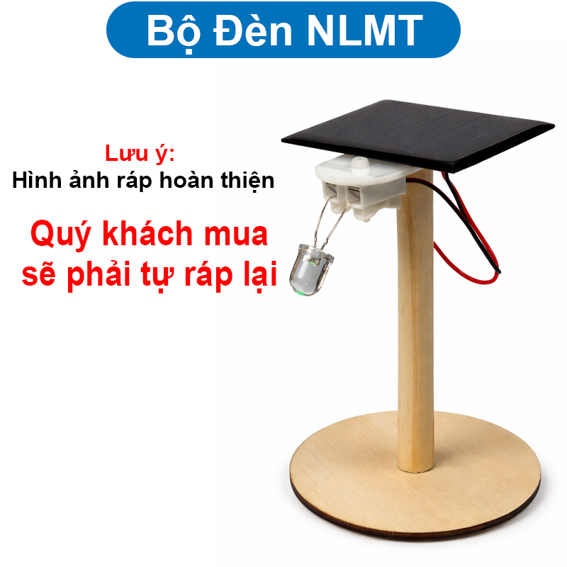 Bộ STEM cho học sinh, đèn Năng lượng mặt trời, quạt gió, bơm nước mini