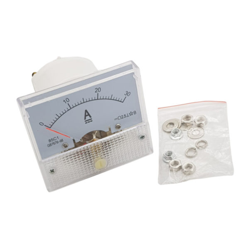 Ampe kế kim hiển thị dòng điện DC 1mA - 20A