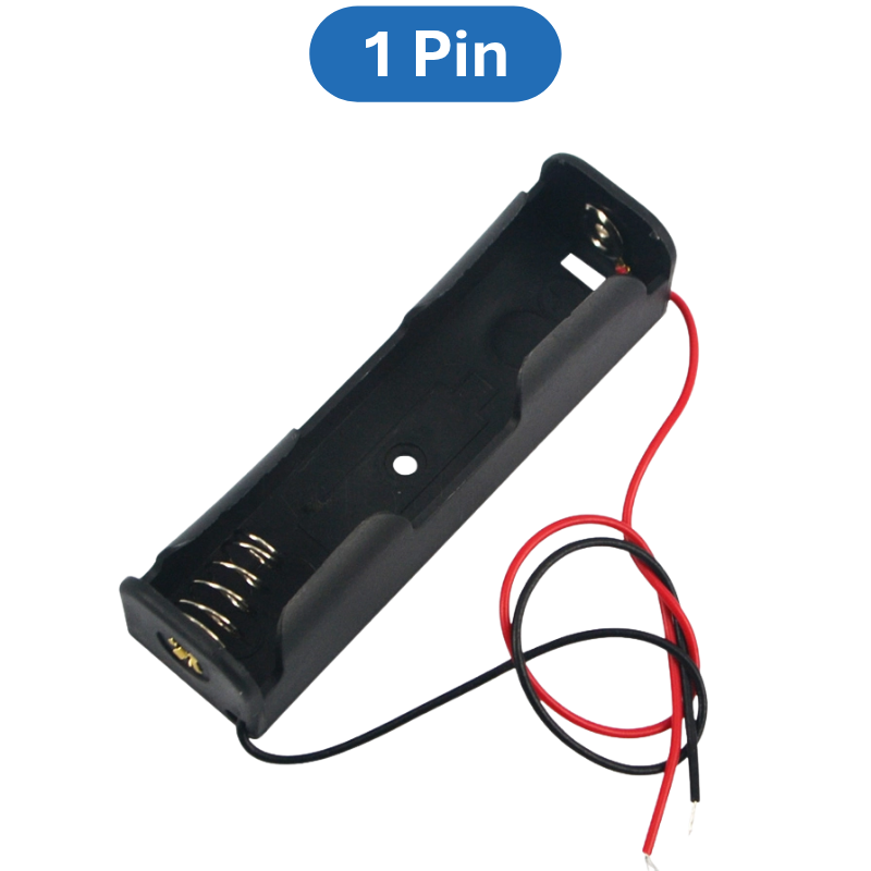 Đế pin 18650 loại ra dây nối tiếp