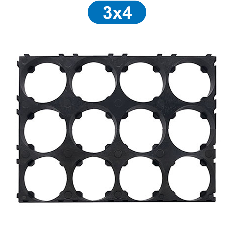 Khung cố định pin - 21700 lỗ 21.3mm, nhựa ABS chống cháy