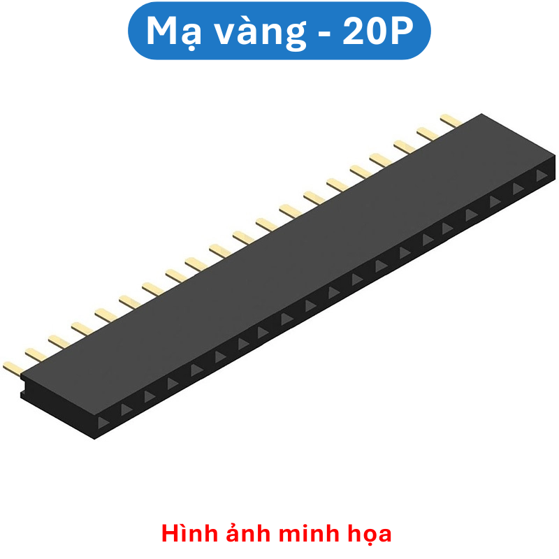 Hàng rào cái đơn 2.54mm cắm chân đứng cao 8.5mm