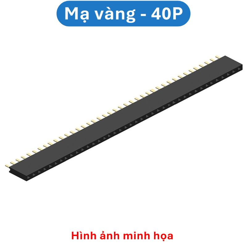 Hàng rào cái đơn 2.54mm cắm chân đứng cao 8.5mm