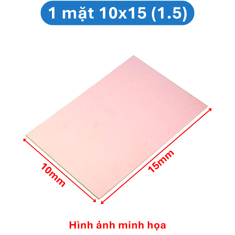 Phíp đồng FR4 làm mạch in thủ công 1 mặt, 2 mặt