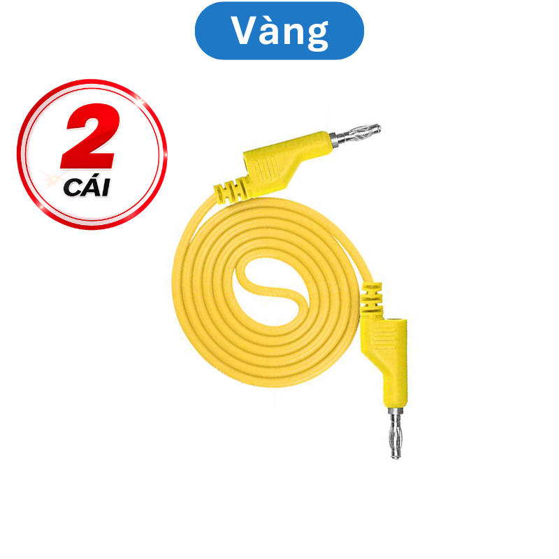 Dây kẹp silicon 2 đầu bắp chuối 1m