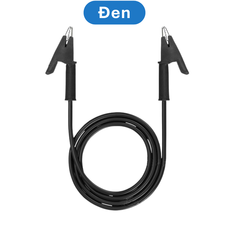 Dây kẹp silicon 2 đầu cá sấu 1m