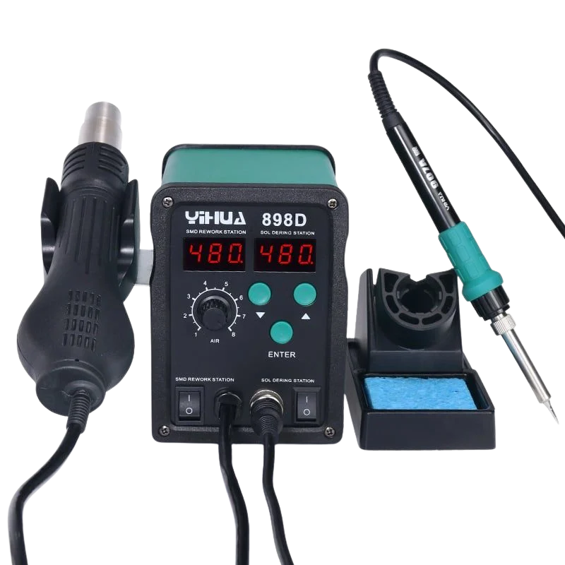 Máy hàn và khò Yihua 898D