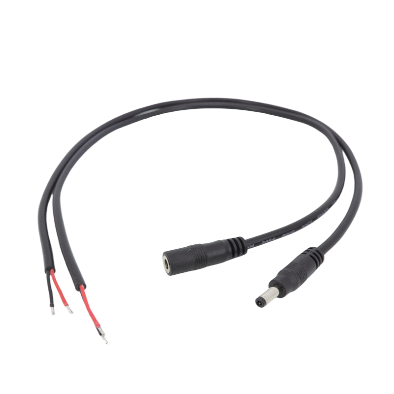 Jack nguồn dc 5.5x2.1 - Đực / Cái 20cm