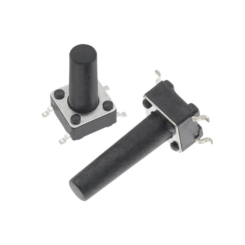 (20 Cái) Nút nhấn 6x6mm 4 chân dán SMD cao 4.3 - 15mm