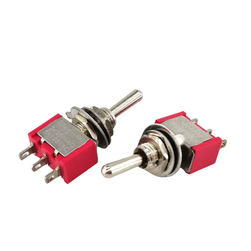 (2 Cái) Công tắc Toggle, công tắc gạt MTS loại nhỏ lỗ khoét 6mm