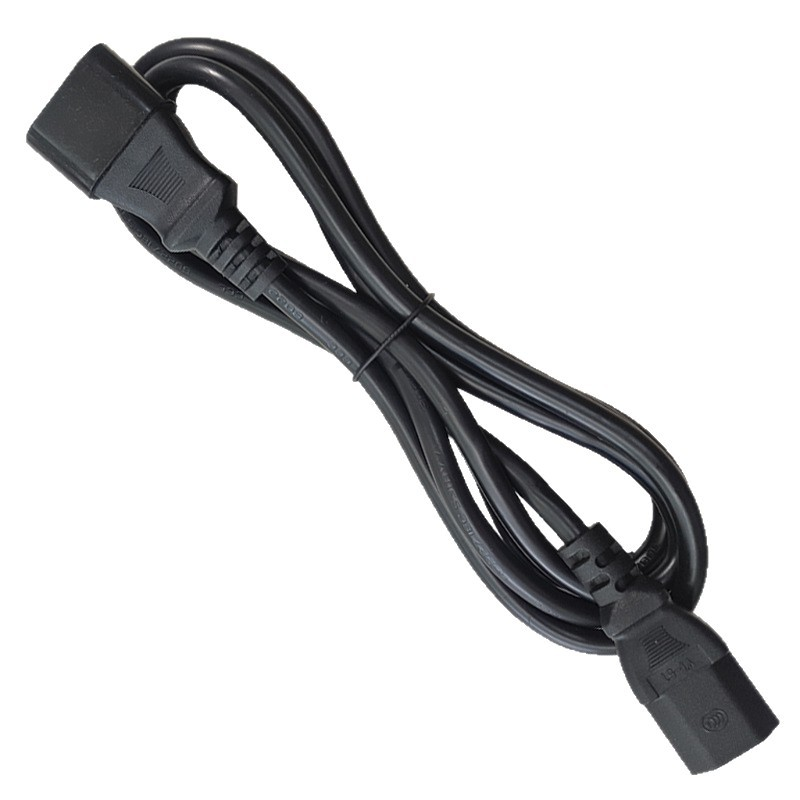 Dây nối nguồn AC 1.5m đực - cái, dây đồng nguyên chất