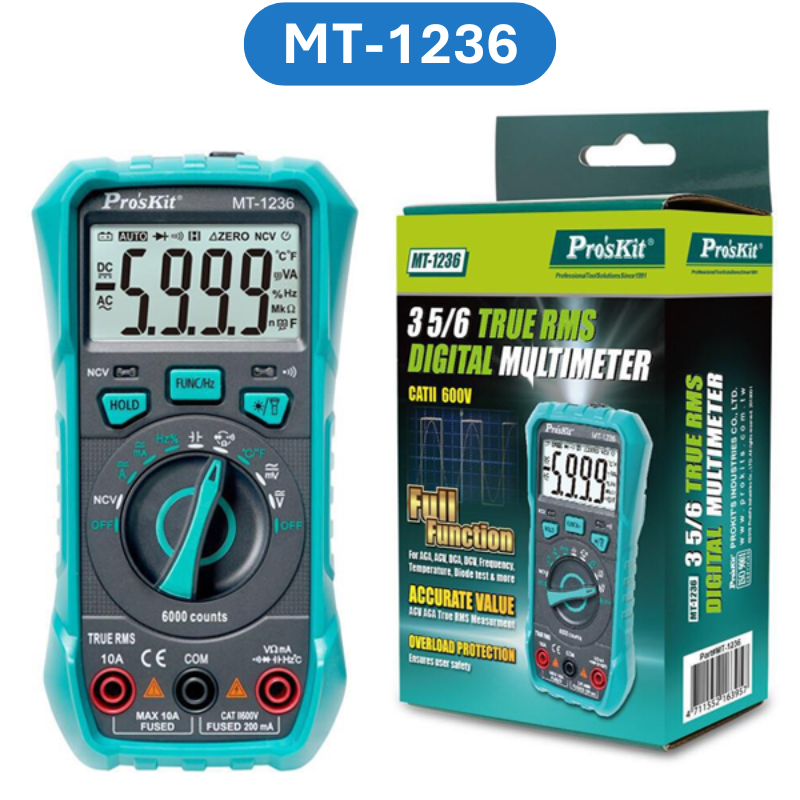 Đồng hồ số vạn năng Pro'skit MT - 1220/1225/1236