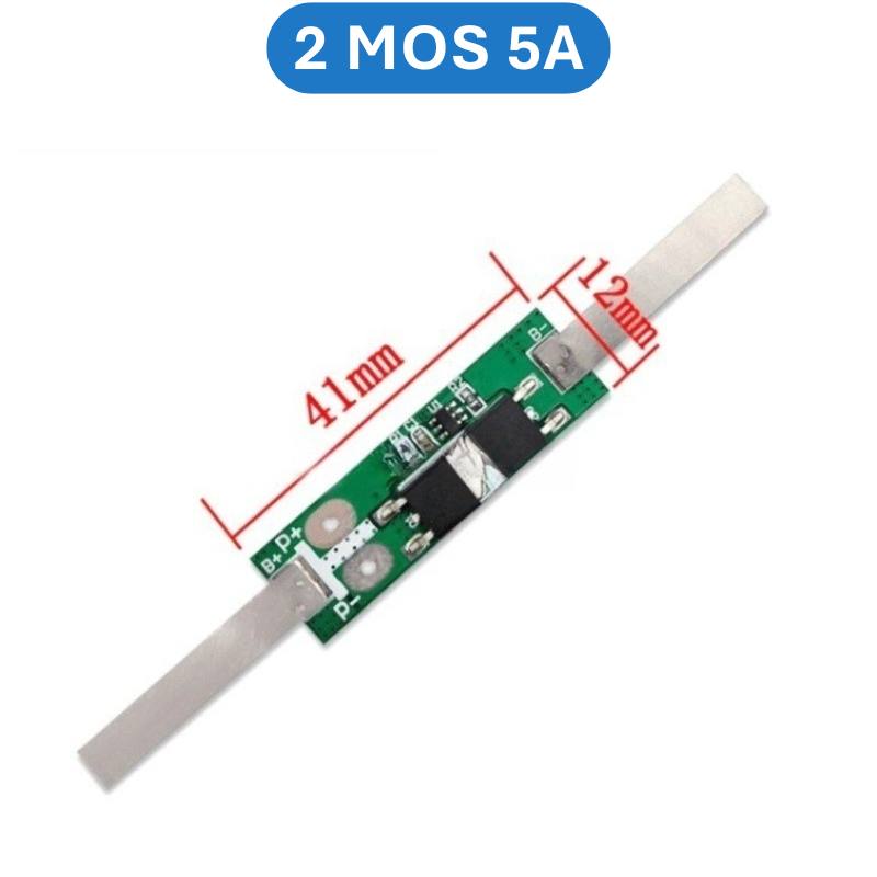 Mạch bảo vệ pin sắt LifePo4 1S 3.2V công suất lớn có sẵn kẽm hàn