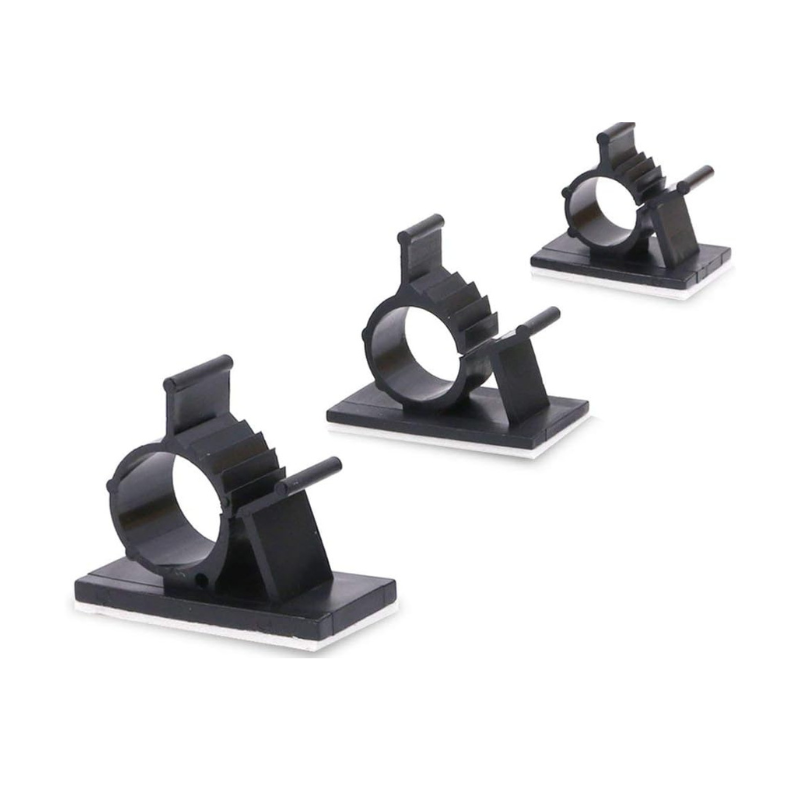 (5 cái) Kẹp giữ dây tròn có keo dán, nẹp khoá dây, gối đỡ dây