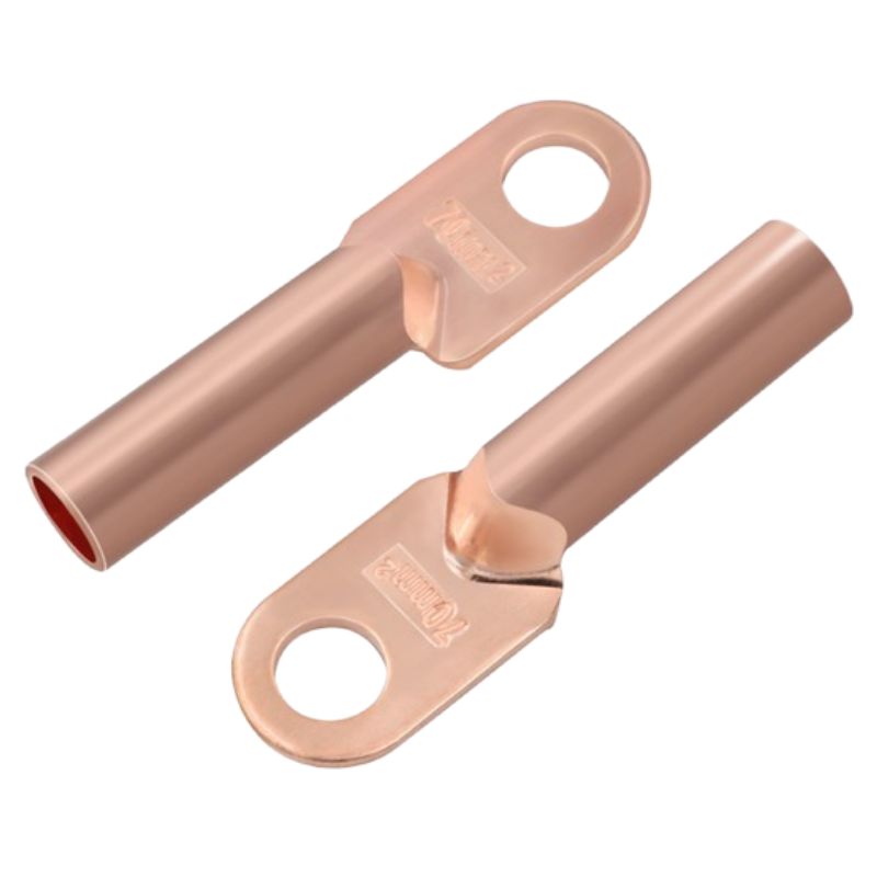 Đầu cos đồng đỏ DT, đầu cốt bấm nối dây điện đấu máy hàn, tủ điện, cọc tiếp địa