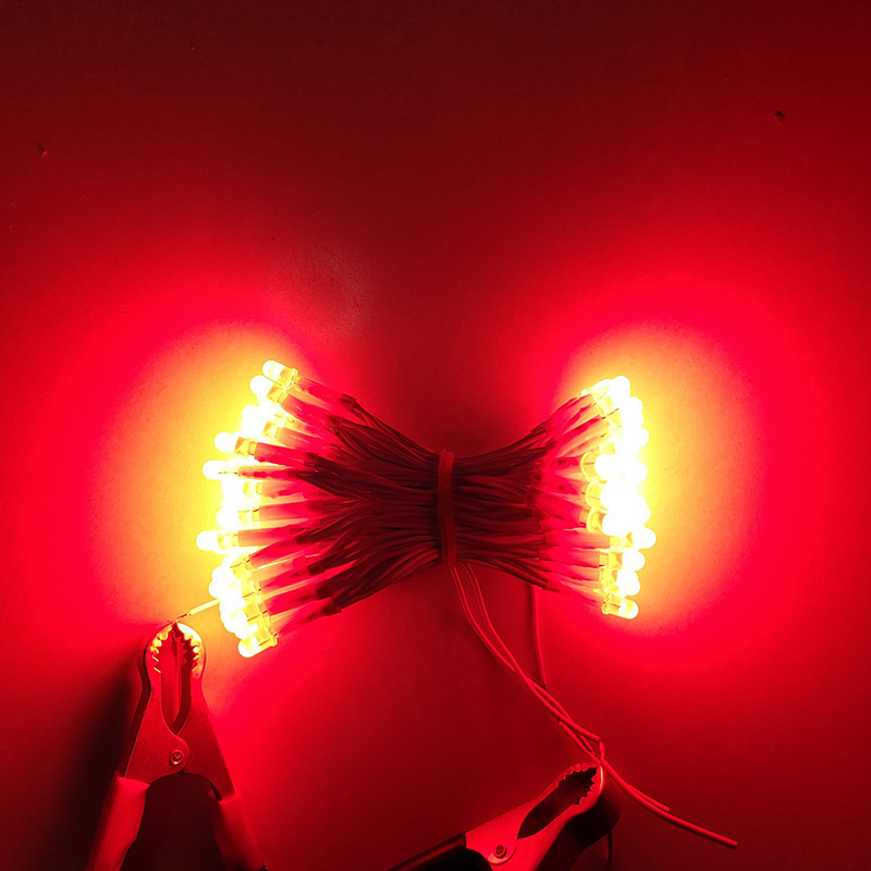 (100 con) LED ruồi liền dây 5mm đấu song song điện áp 5V,12V