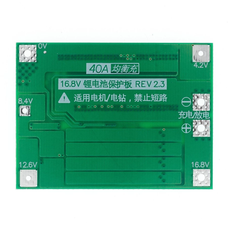 Mạch sạc bảo vệ pin Lithium 3S/4S 40A 60A 18650 BMS 11.1V 12.6V/14.8V 16.8V