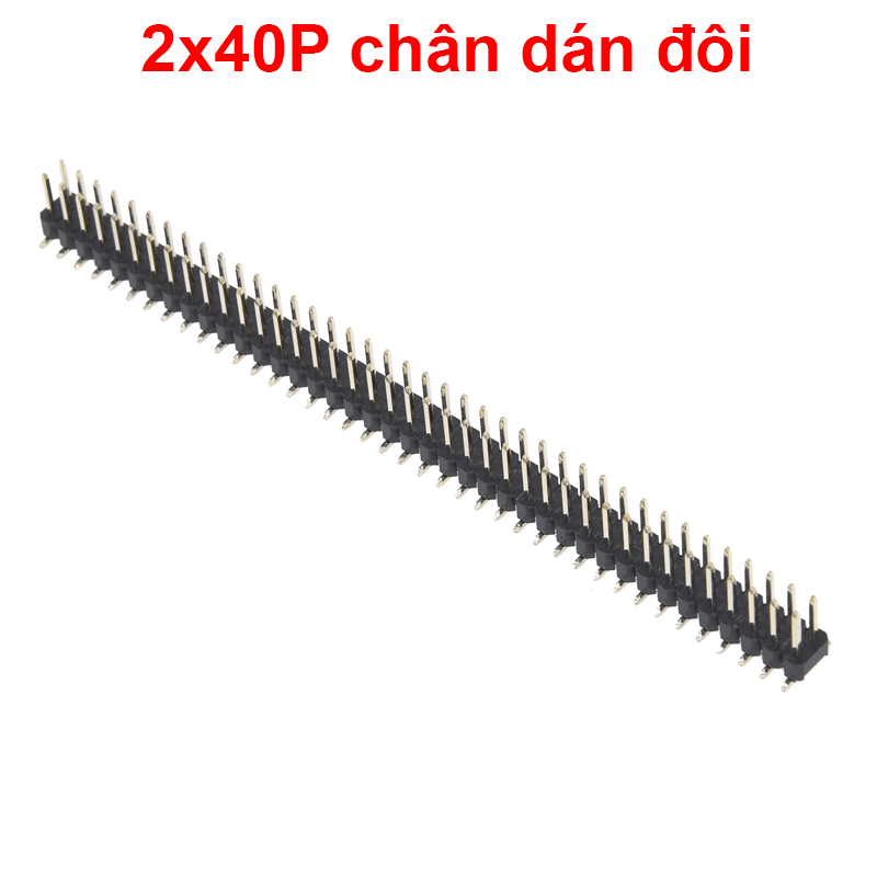 Hàng rào đực 2.54mm chân cắm / chân dán