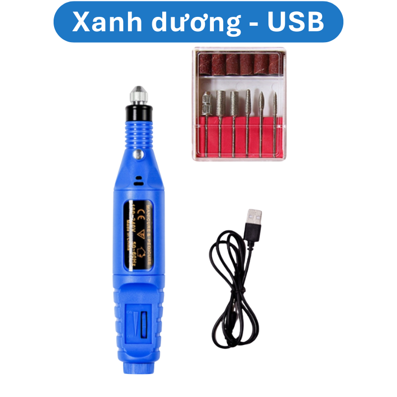 Máy mài mini cầm tay, máy mài dũa móng đa năng