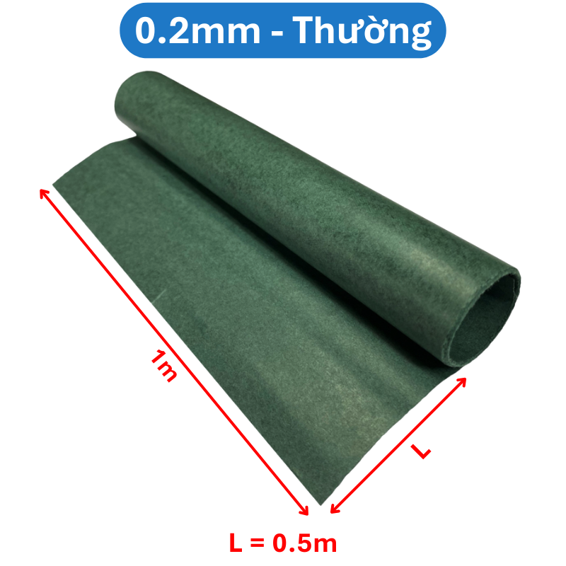(0.5 mét) Giấy cách điện, cách nhiệt màu xanh quấn biến áp, motor , đóng pin