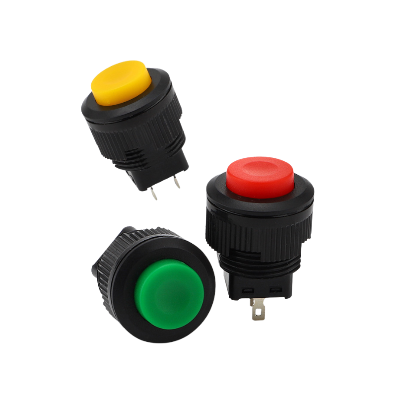 Nút nhấn nhả ( reset) R16 - 520 lỗ khoét 16mm 2 chân